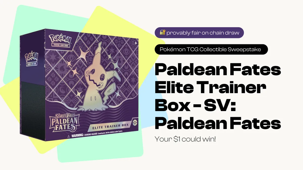 Pokémon TCG - Paldean Fates Elite Trainer Box - SV: Paldean Fates ✨ — image 1