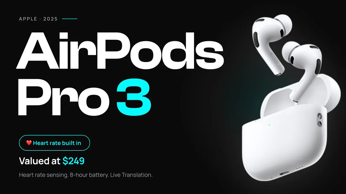 Apple AirPods Pro 3 (OUR HIT 🔥🔥🔥) — image 1